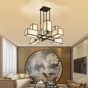 New Chinese Golden Hardware Living Room Led Chandelier