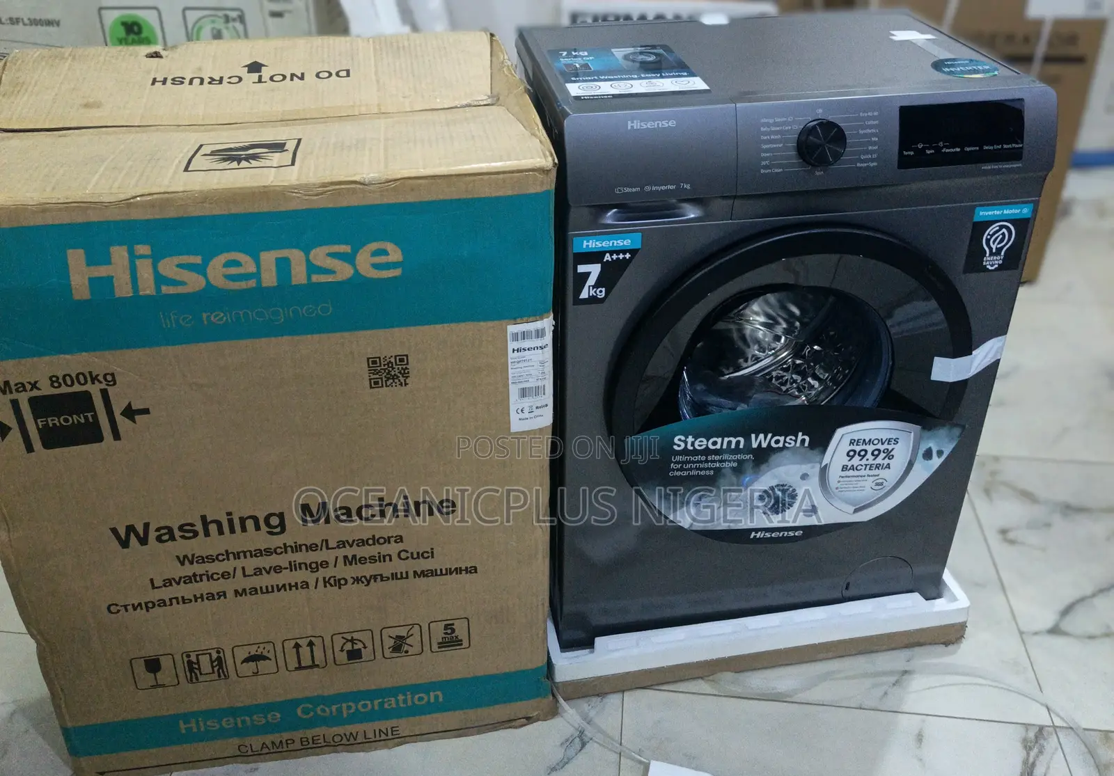 Hisense Efficient Cleaning 7kg Front-Load Automatic Washing Machine