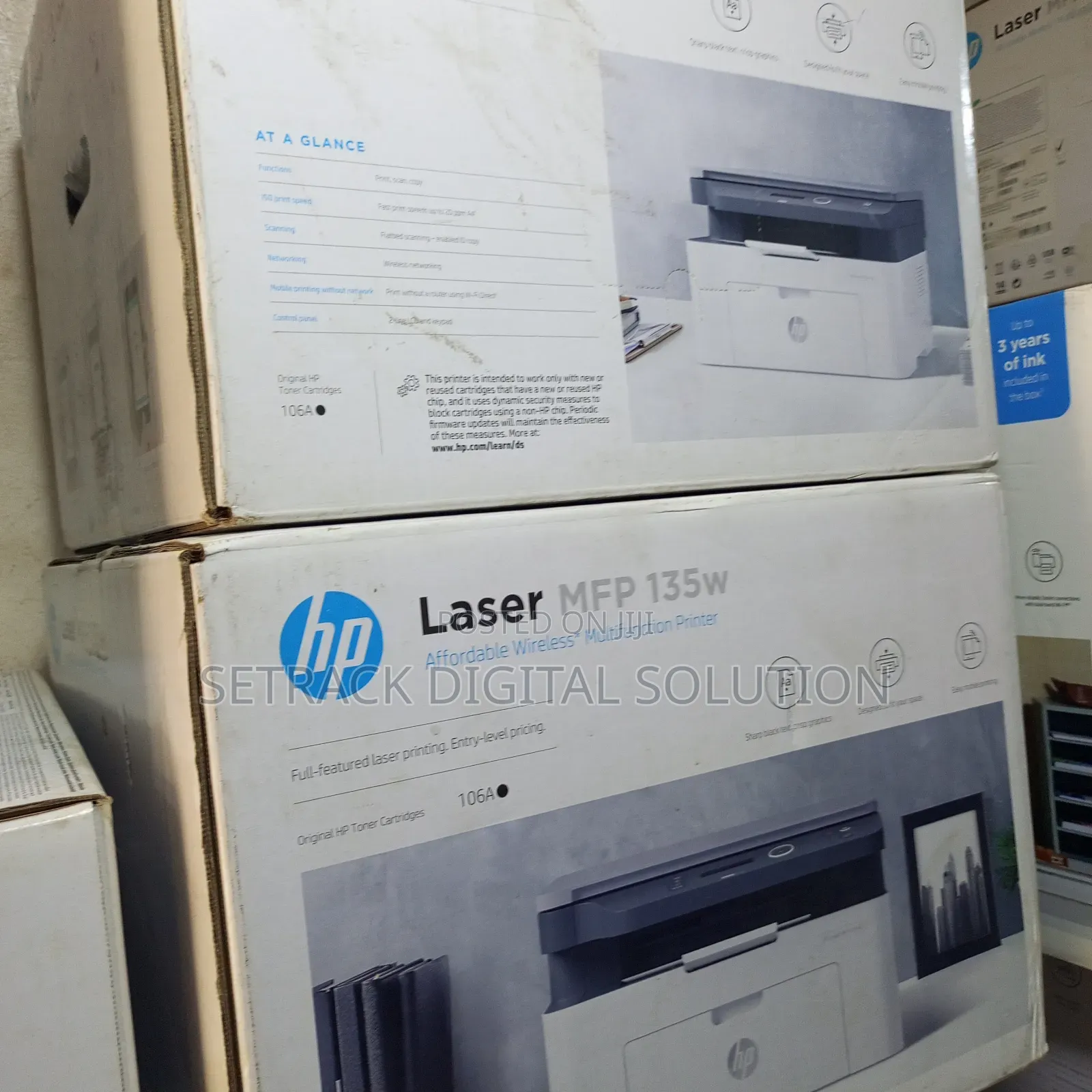 Hp Laser Mfp 135w A4 Mono Multifunction Laser Printer
