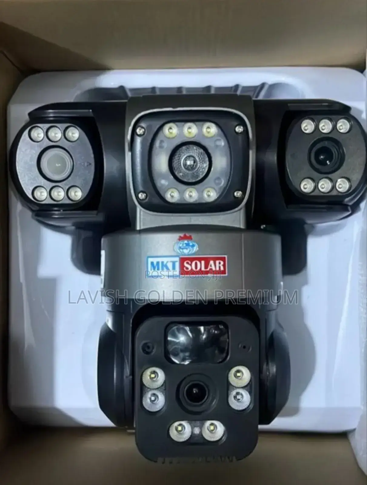 Tripple Lence Solar Powerd Camera