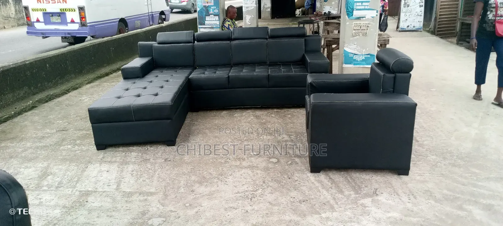 Standard L Shaped Pattern Sofa Sets For Homes