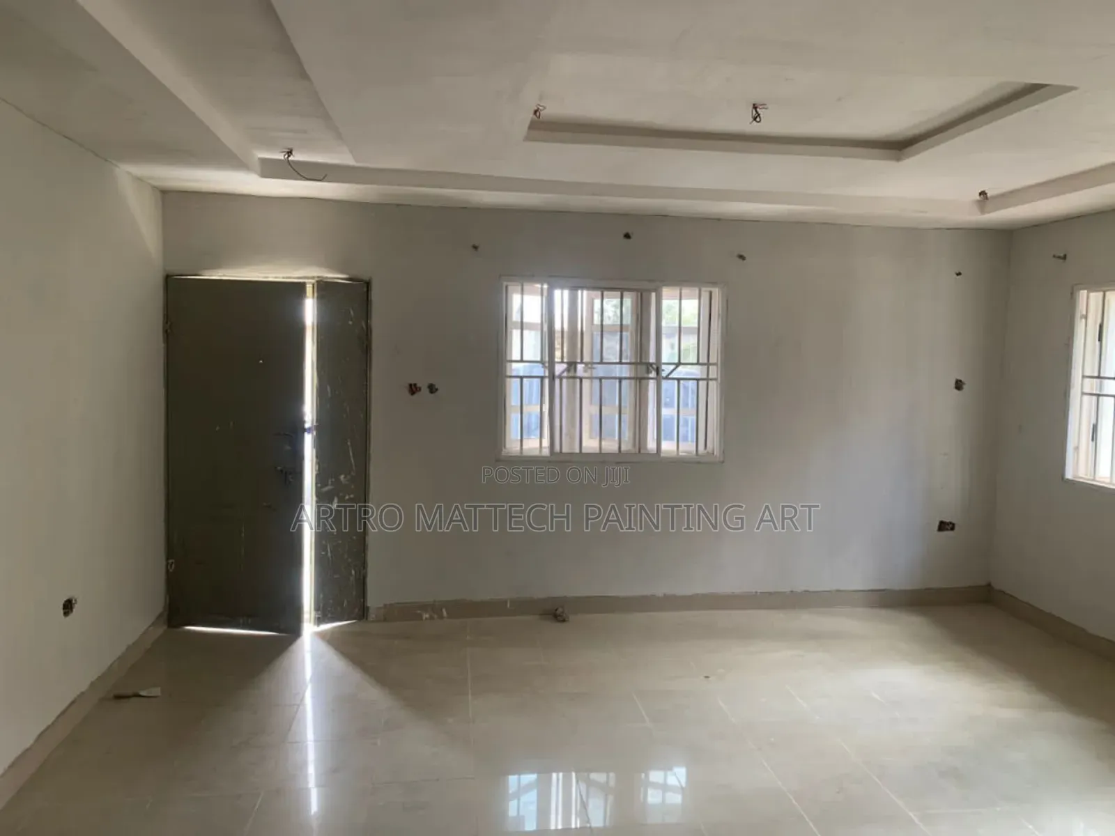 Grey Screeding, Smooth, Durable for in/Ex Building.