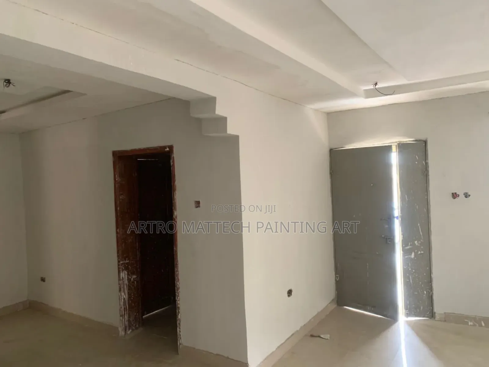 Grey Screeding, Smooth, Durable for in/Ex Building.