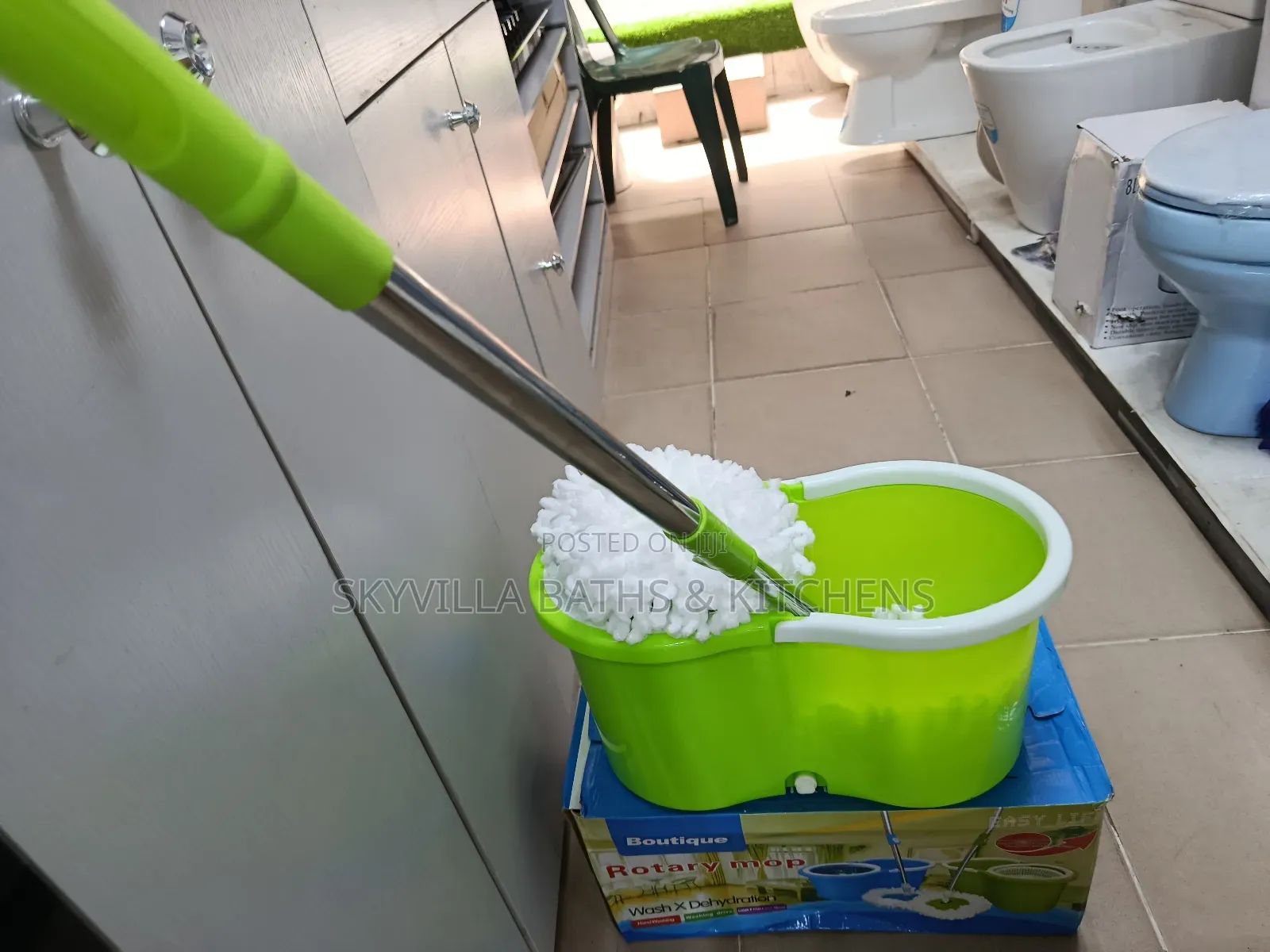360 Degree Spinning-Rotary Mop.