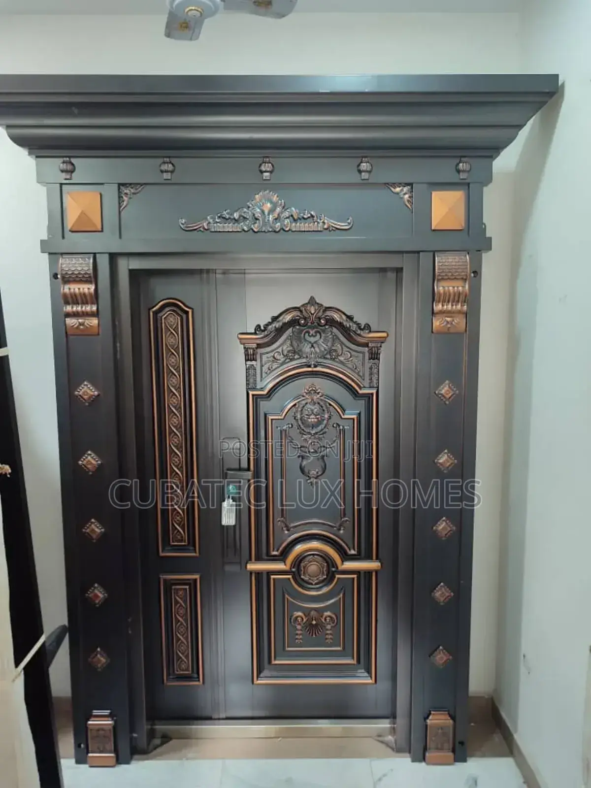 4ft Security German Copper Door With Arch