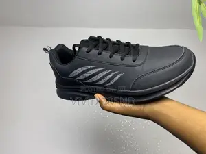 Light Weight Black Sneakers