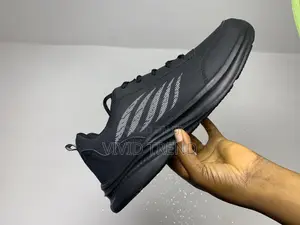 Light Weight Black Sneakers