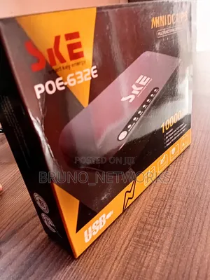Ske Mini Dc Ups Poe Router Power Bank 10000mah for Wifi Router/CCTV
