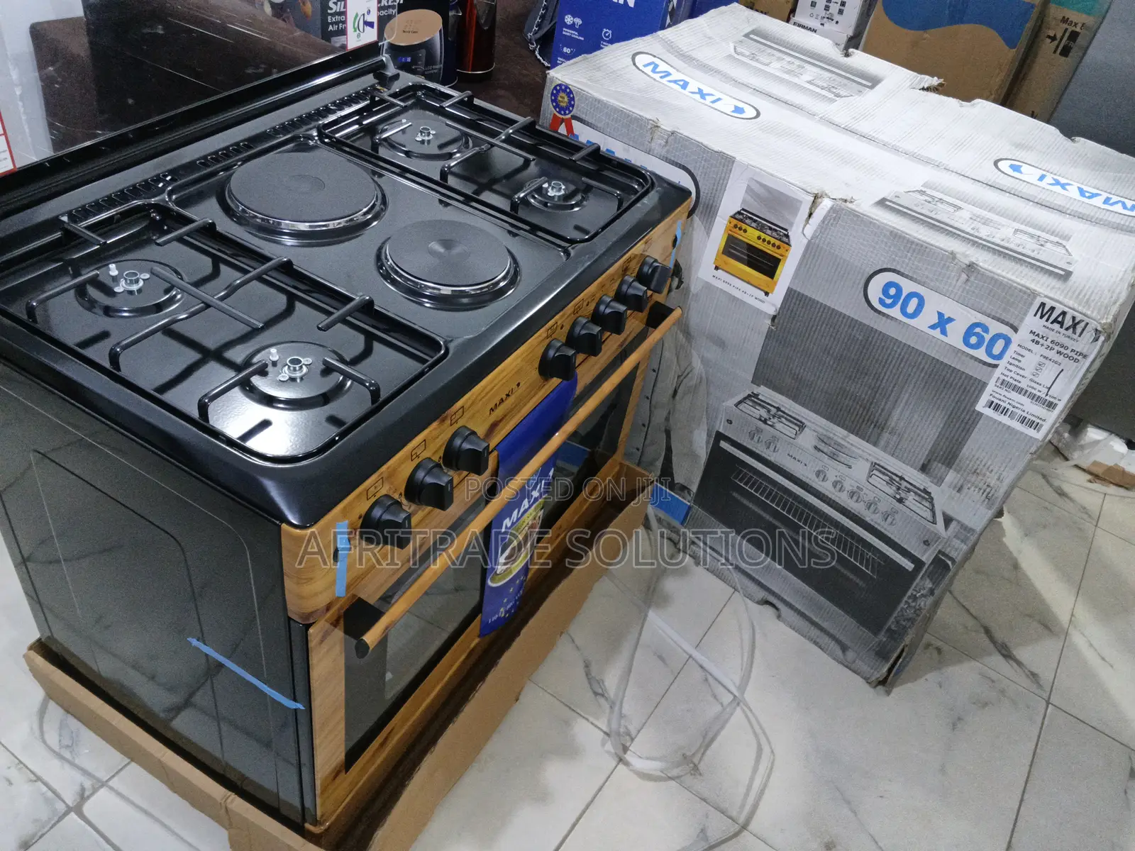 Maxi 4+2 Cooker With Oven Light Timer