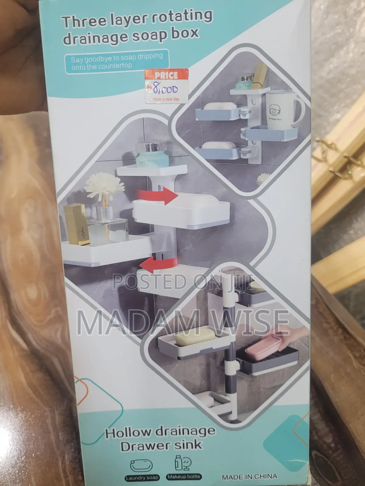 Three-Layer Soap Rack