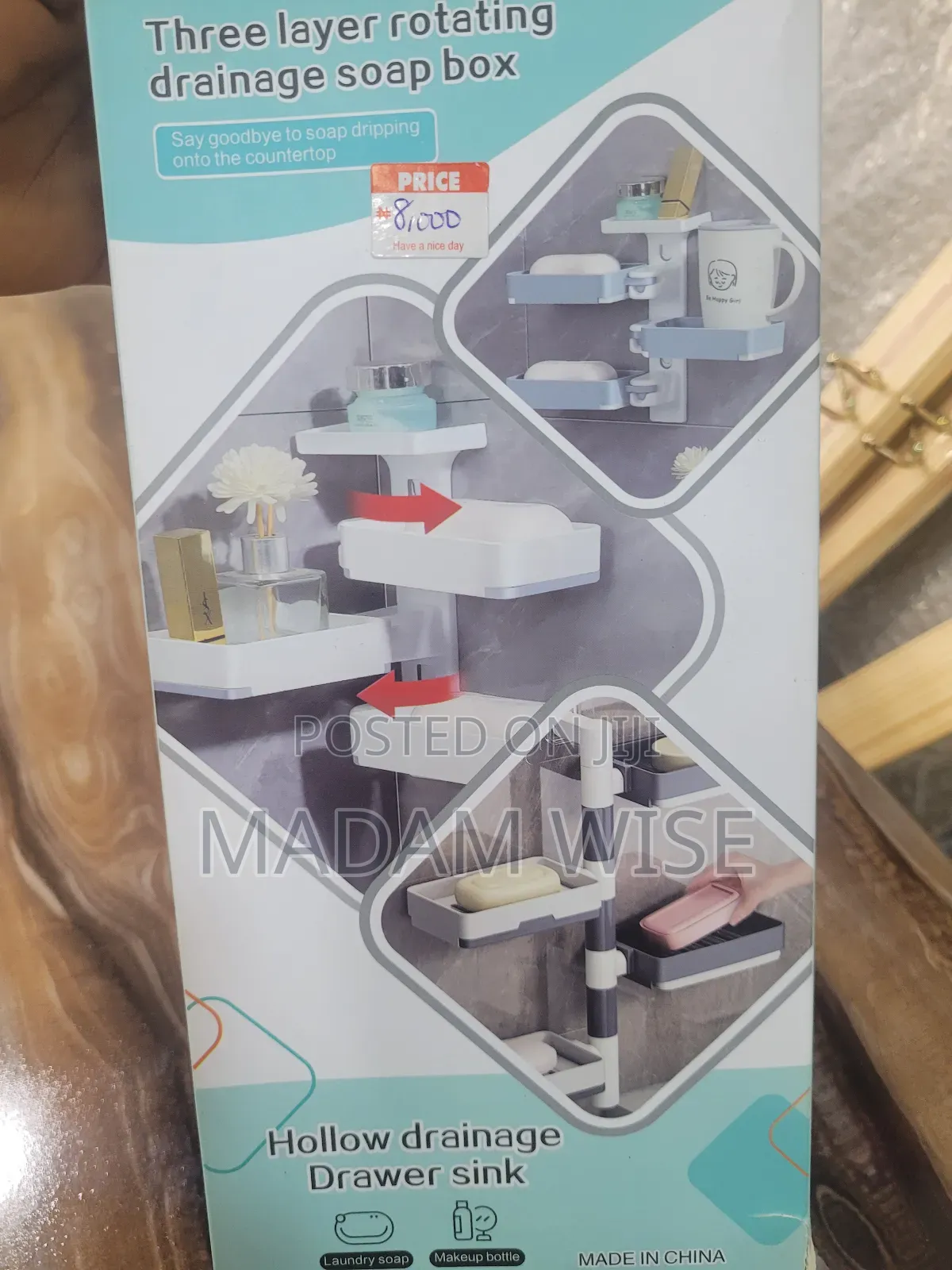 Three-Layer Soap Rack