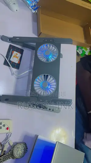 Laptop Stand With Fan RGB Light