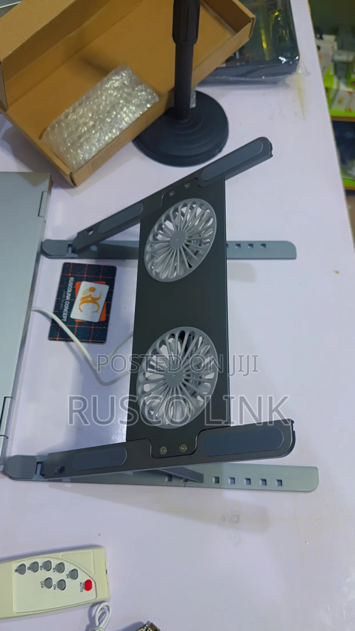 Laptop Stand With Fan RGB Light