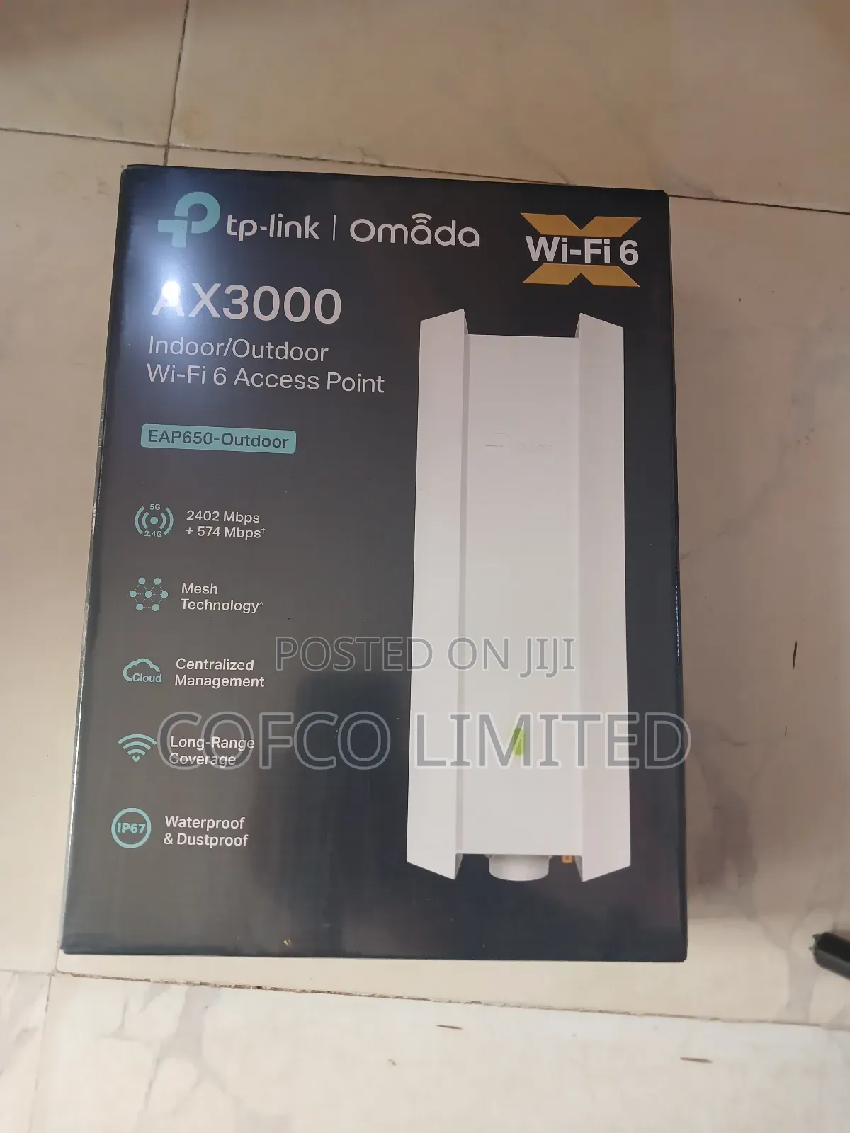 Tp-link Omada Eap650-outdoor Ax3000 Wi-fi 6 Access Point