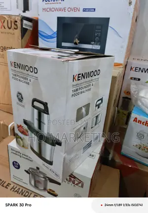 Kenwood 9l Yam Pounder: Smooth, Stretchy Pounded Yam Every Time