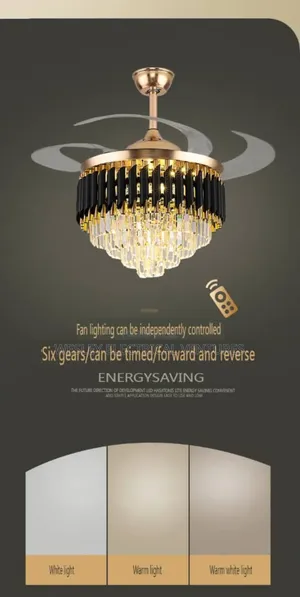 Led Fan Light With Bluetooth Mp3