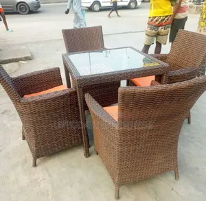 Rattan Outdoor 4 Seater Dining Table