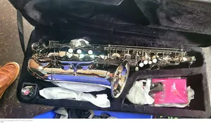Original Professional Yamaha Alto Saxophone Silver Color