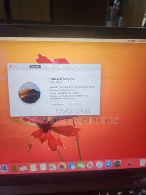 Laptop Apple MacBook Pro 2019 16GB Intel Core i5 SSD 512GB