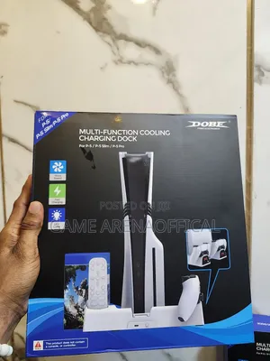 Multi-Function Ps5 Cooling Dock – With Led Light