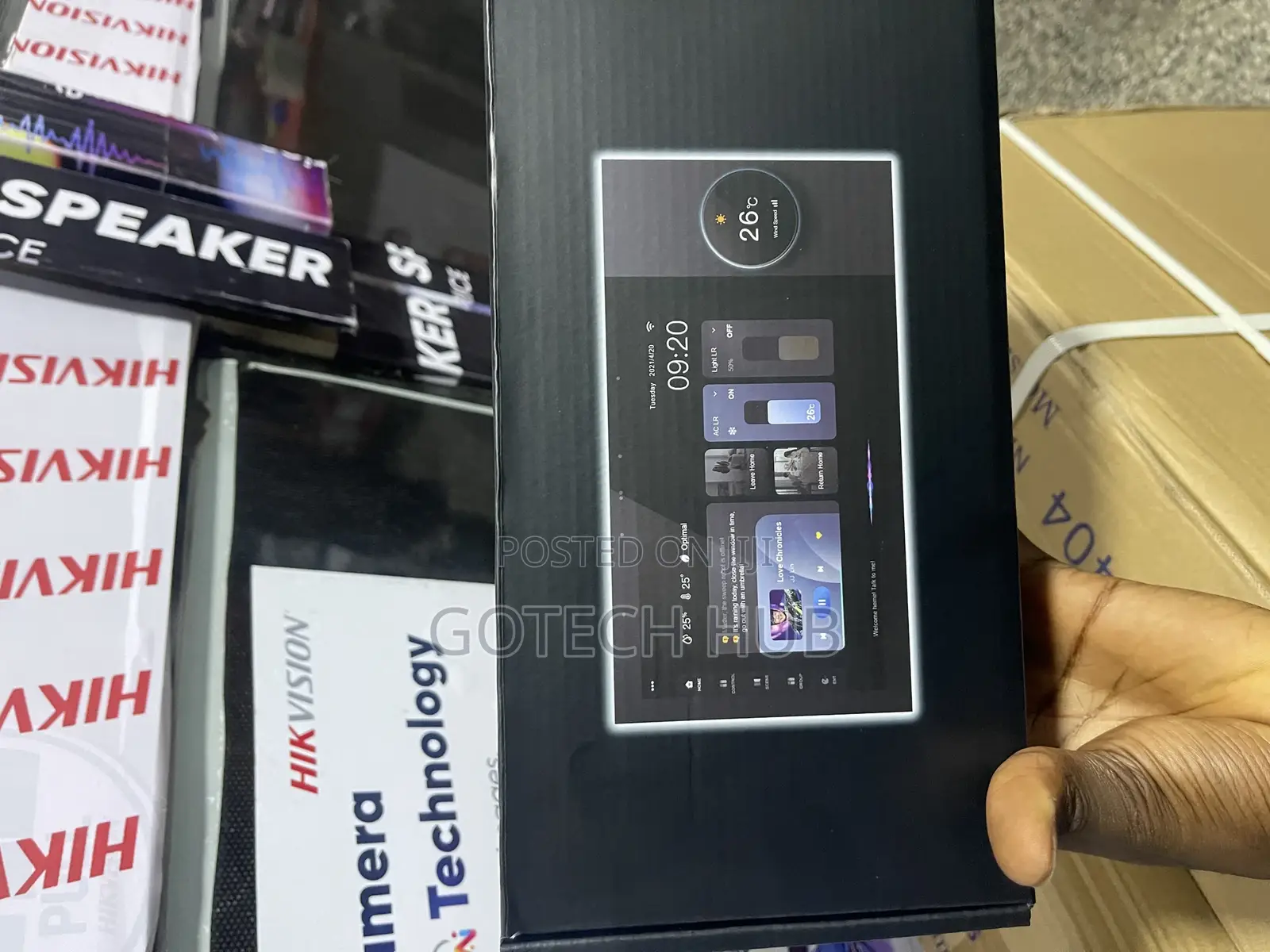 7” Smart Home Control Panel and Music Amplifier