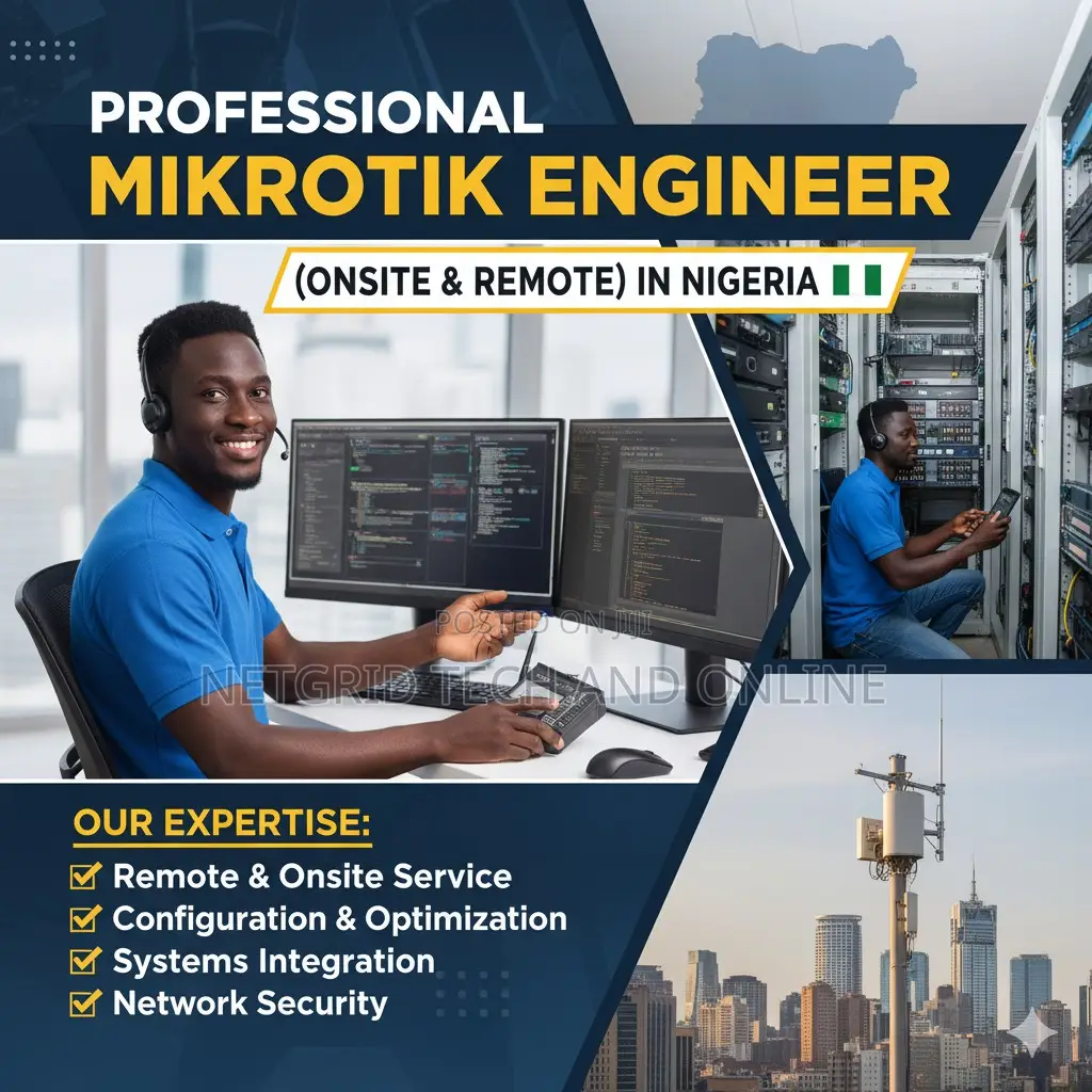 Professional Mikrotik Router Engineer (Onsite Remote) in Nigeria