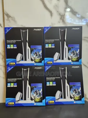 All-in-One Ps5 Charging Cooling Station