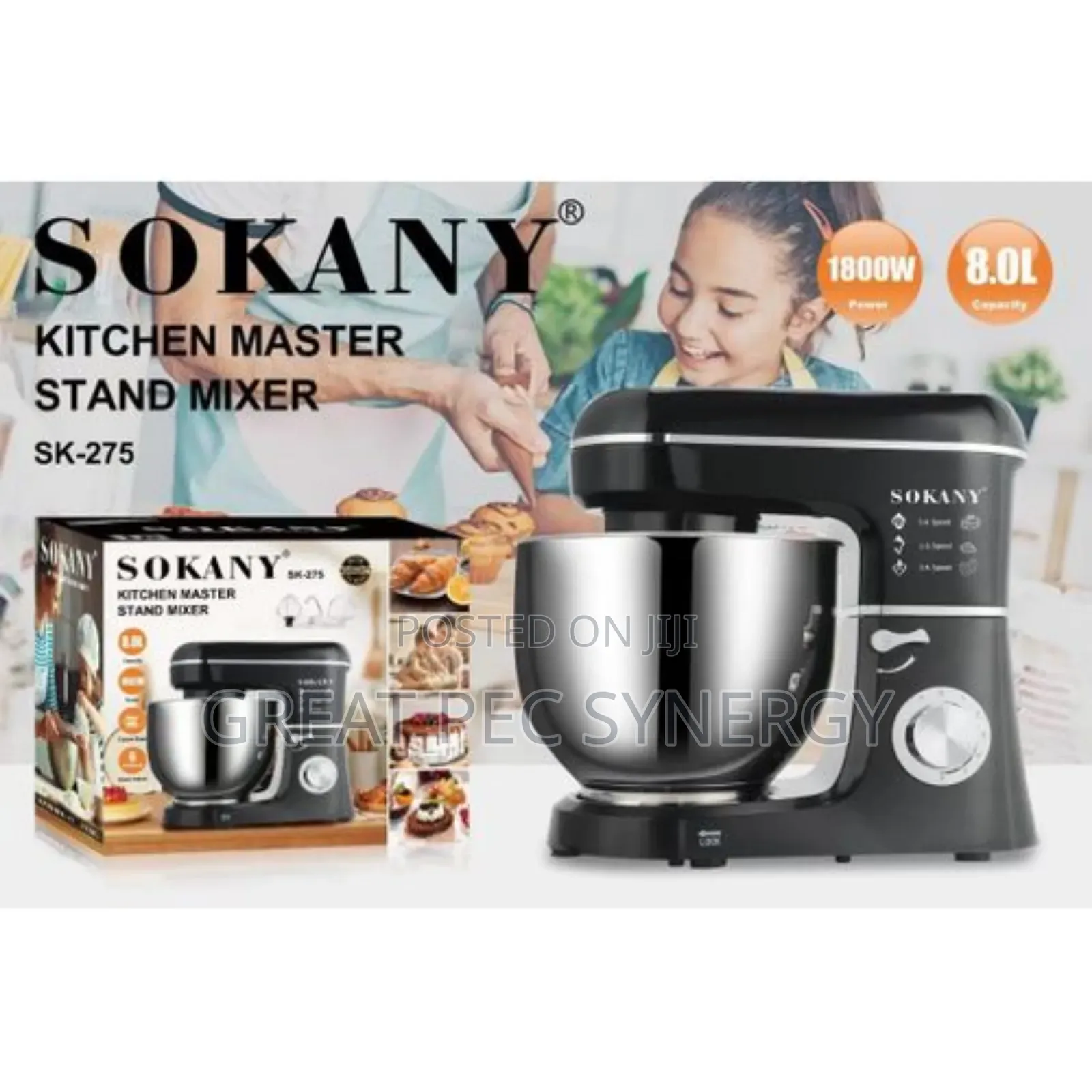 8 Liters Sokany Mixer