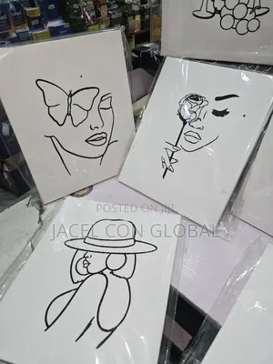 Pre - Drawn Canvas for Sip Paint Activity