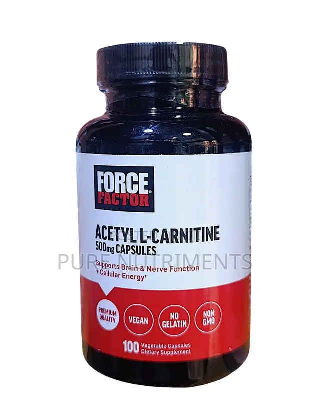 Force Factor Acetyl L-Carnitine 500mg - Brain, Nerve Energy 100 Caps for  sale