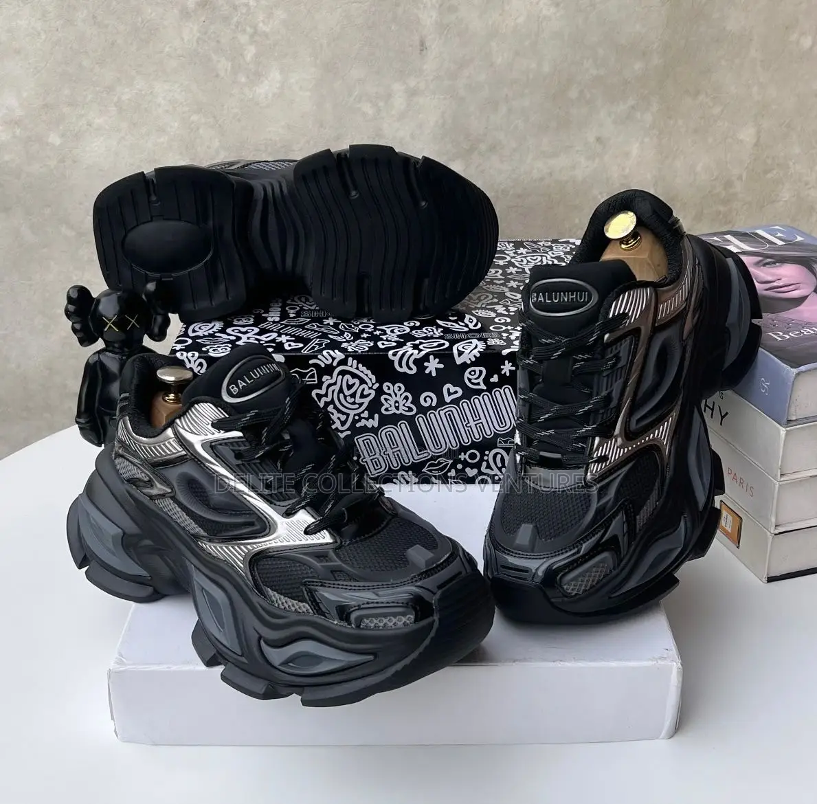 *Balunhui Luxury Big Sole Sneakers