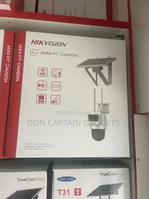 Hikvision Mini Pt Camera With Solar Panel