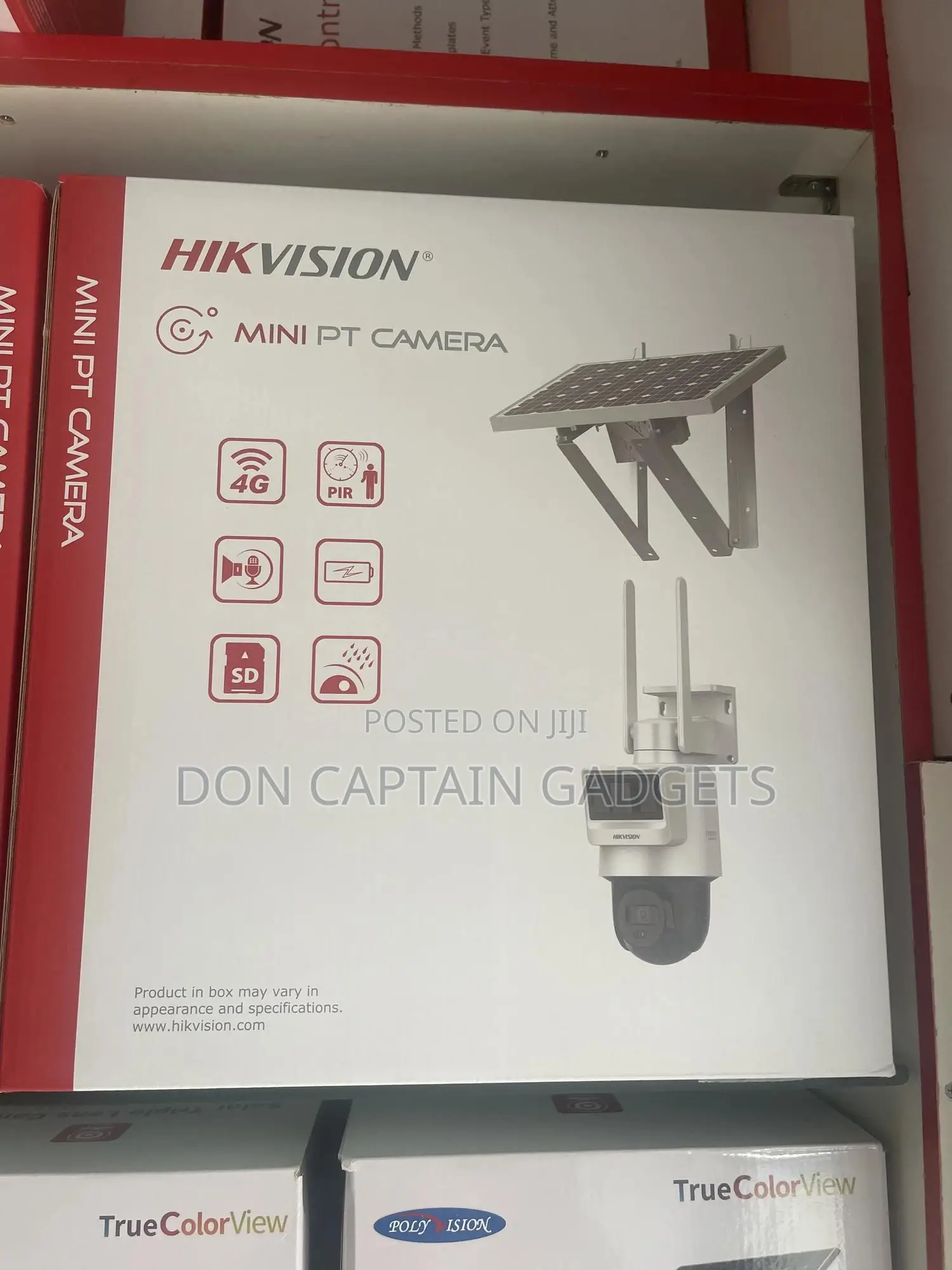 Hikvision Mini Pt Camera With Solar Panel