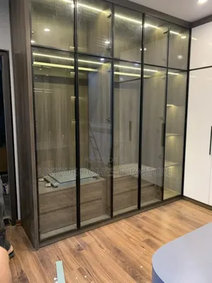 Closet With Glass Doors