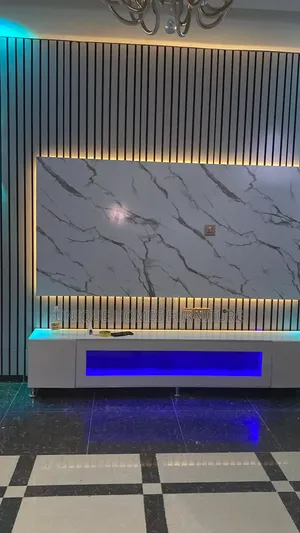 Tv Console With Acrilic Stones