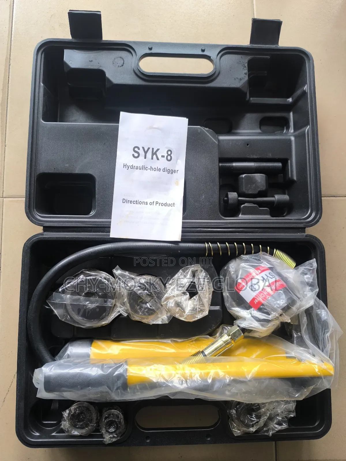Hydraulic Knockout or Hole Punch Digger