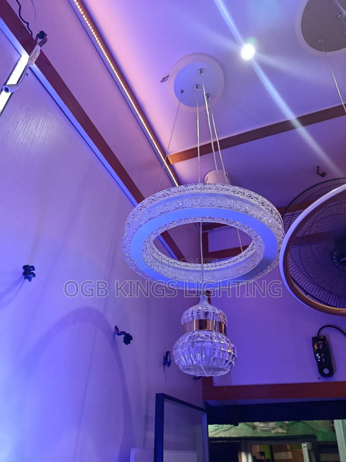 Balcony Led Ceiling Chandelier Light
