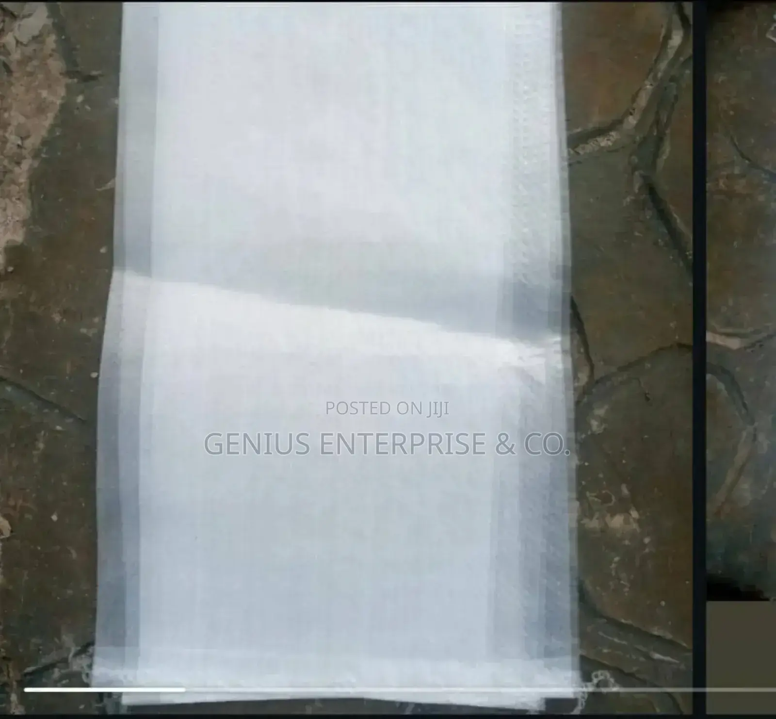 Transparent Polyethylene Sack Use to Print Rice Bag (50kg)