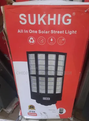 3000wts Sukhig Solar Street Light Is Available