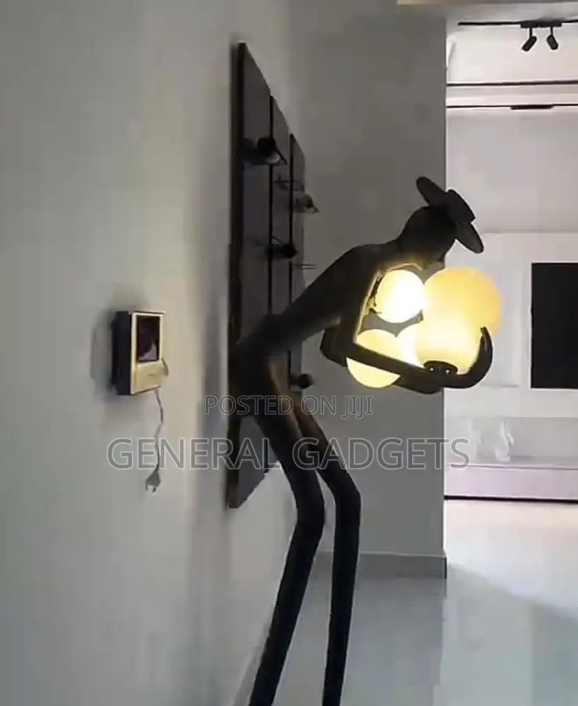 Luxurious Humanoid Sculpture Floor Lamp