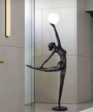 Luxurious Humanoid Sculpture Floor Lamp