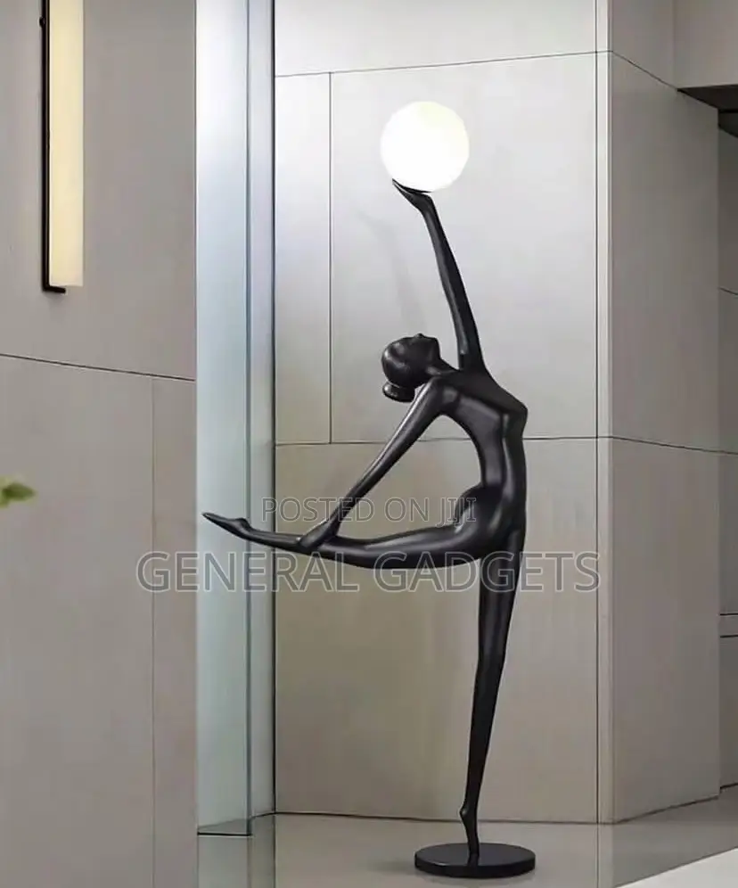 Luxurious Humanoid Sculpture Floor Lamp