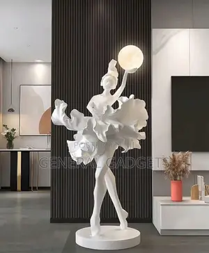 Luxurious Humanoid Sculpture Floor Lamp