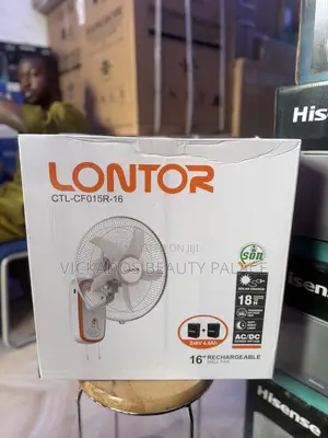 Lontis 16 Inches Lontor Wall Fan Ac/Dc