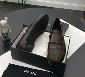 *Pedro Faux Wooven Leather Loafers; Now Available in Store