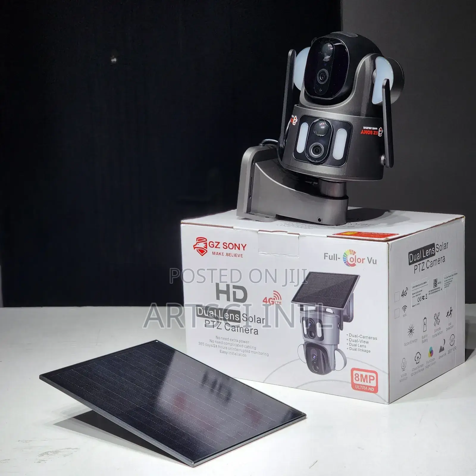 8mp Dual Lens Solar PTZ Camera 4g