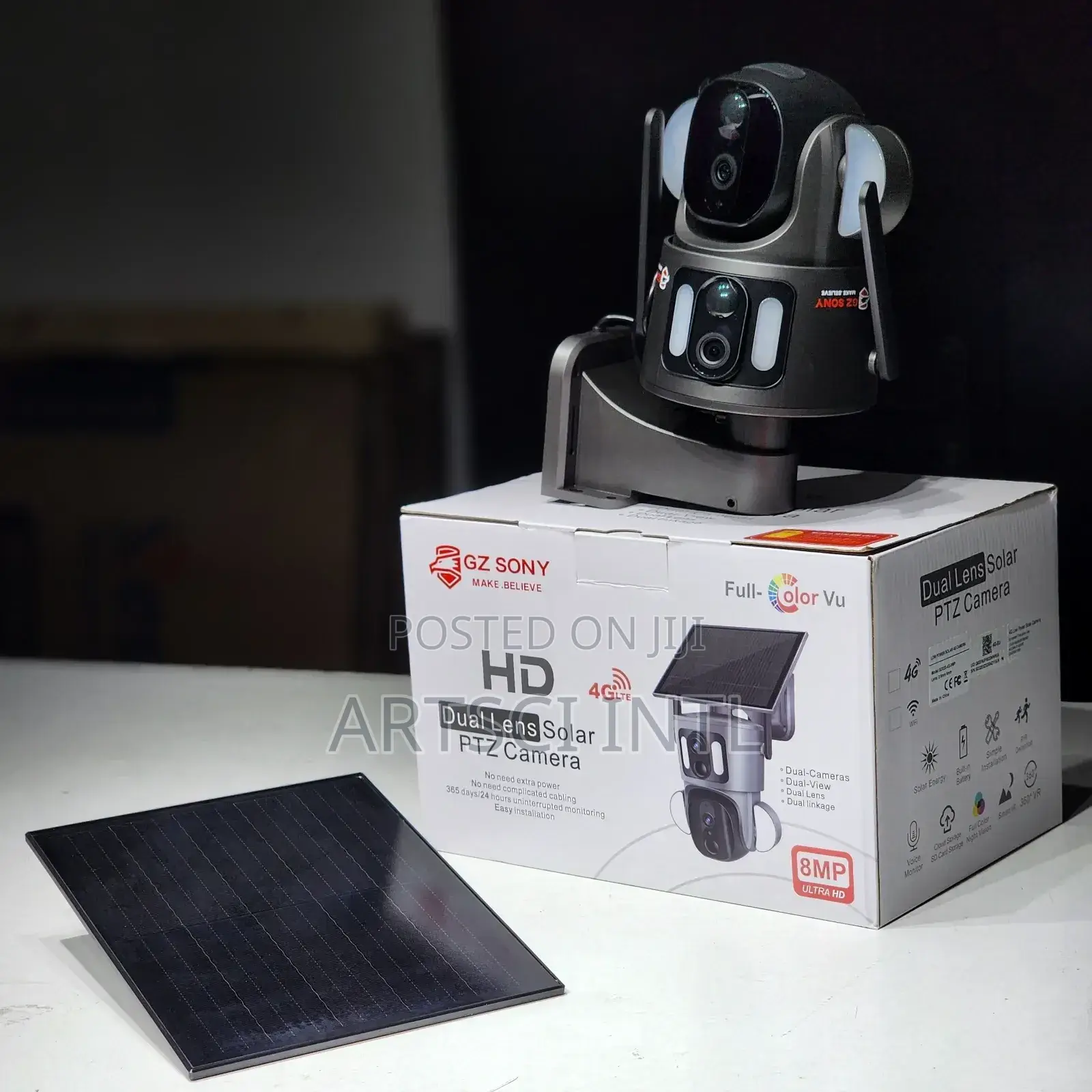 8mp Dual Lens Solar PTZ Camera 4g