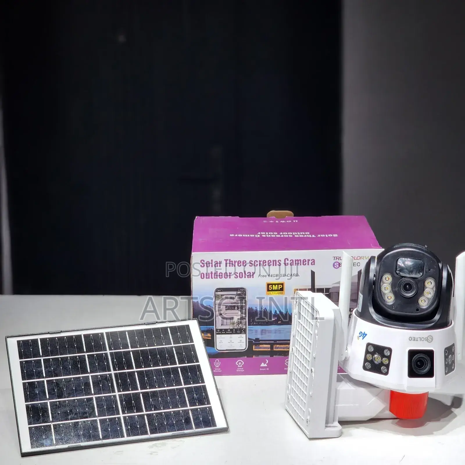 5mp Dual Lens Solar PTZ Camera 4g