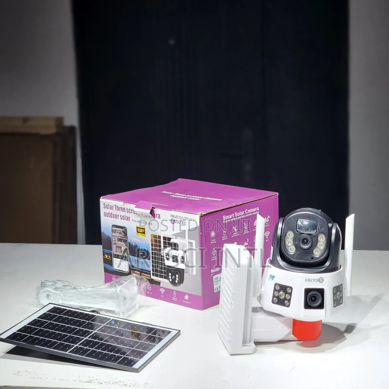 5mp Dual Lens Solar PTZ Camera 4g