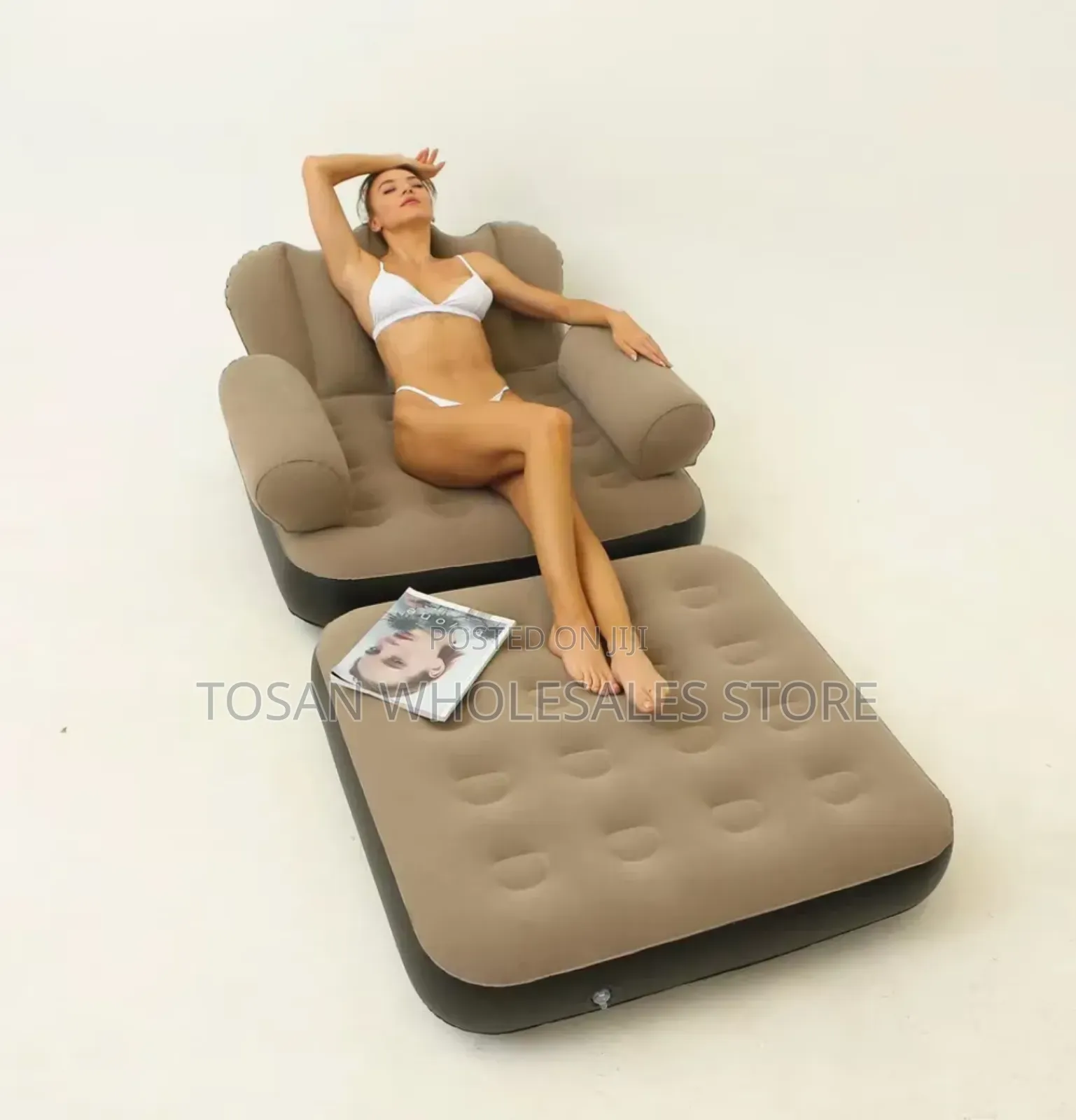Inflatable Foldable Sofa Chair and Bed